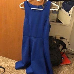 Blue Skater Dress | Size SMALL